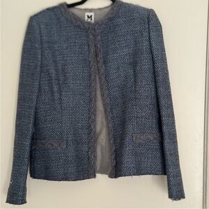 Missoni - Blue Tweed Cotton Blend Jacket - 14